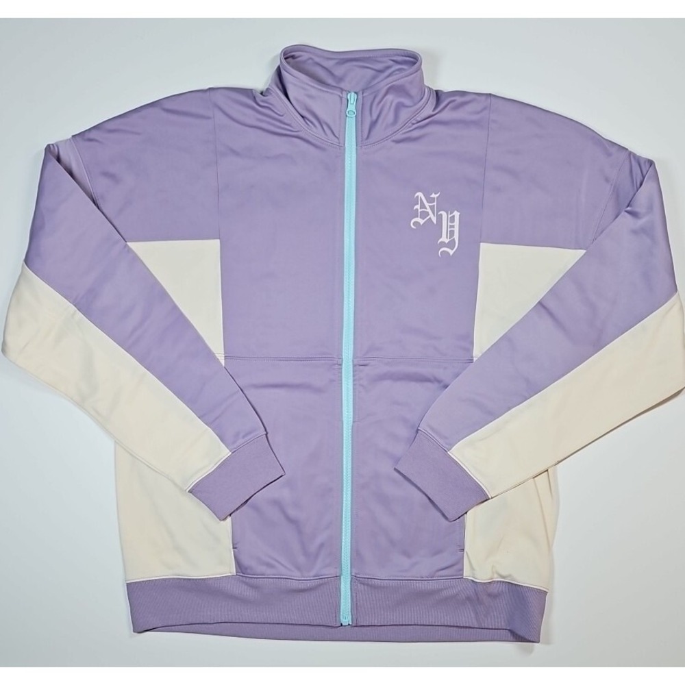 Spirit Jersey Unisex‎ Lightweight Full-Zip Purple Leisure Club Jacket Size Small